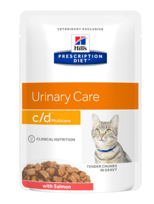 Alimento Umido Gatto - Hill's PRESCRIPTION DIET C/D Salmone gr.85