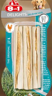 Snack Per Cani - 8in1 Delights Pro Dental Sticks Pezzi 3 Gr.75