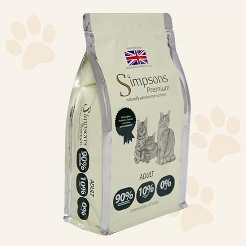 Alimento Secco Gatto - Simpsons Gatto adulto con pollo, pesce e tacchino Gr.300