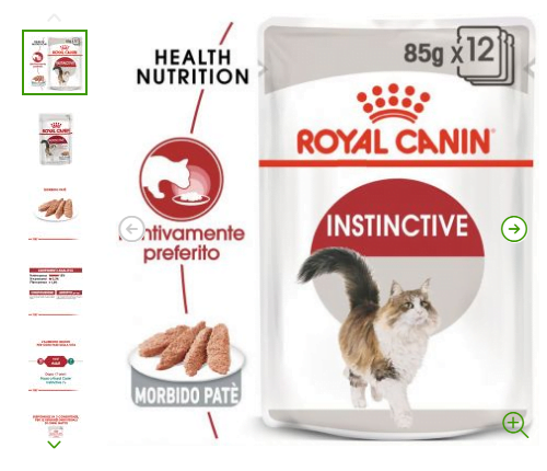 Alimento Umido Gatto – Royal Canin Instinctive in Patè gr.85