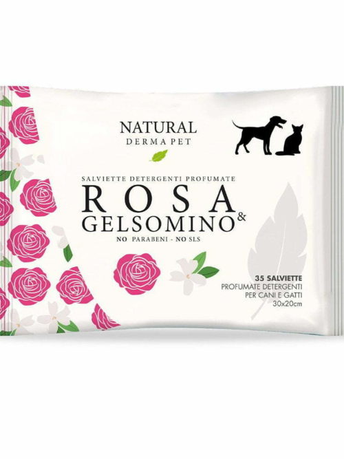 Igiene - Cura - Bellezza - Cane & Gatto - Derbe Salviette Rosa & Gelsomino