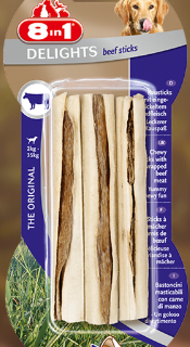 Snack Per Cani - 8in1 Delights Beef Sticks Pezzi 3 gr.75