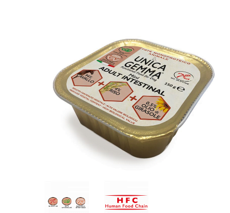 Alimento Umido Cane Funzionale - Unica Gemma - Adult Mini Intestinal Wet Gr.150