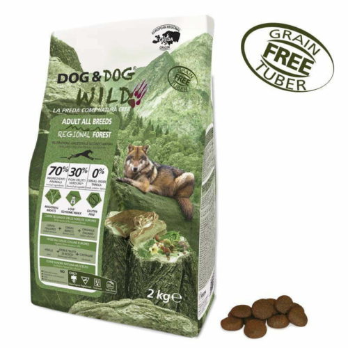 Alimento Secco Cane Dog&Dog WILD – Adult all breeds – Regional Forest | Secco kg.2