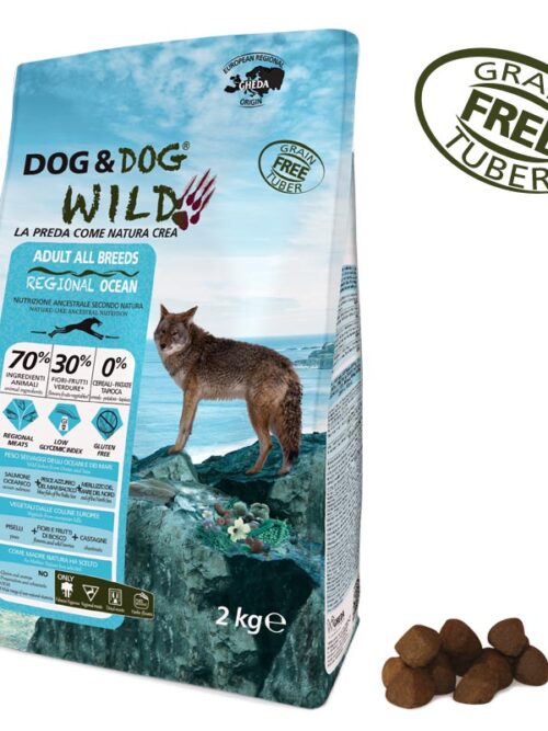 Alimento Secco Cane Dog&Dog WILD – Adult all breeds – Regional Ocean kg.12